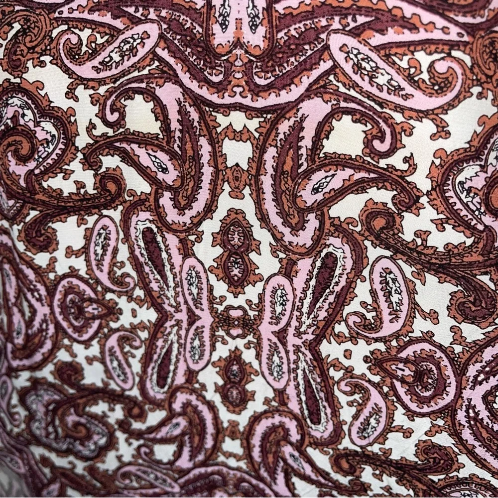 FOR LOVE & LEMONS Romy Tank Dress Lilac Paisley Maxi Dress Sz. XS - Picture 11 of 14